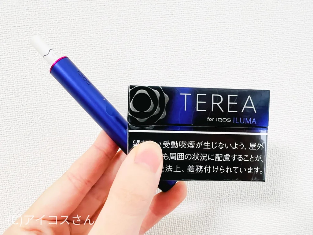 直接相比,“TEREA黑紫薄荷”感觉更温和。