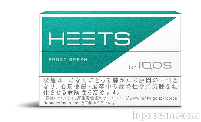 IQOS的HEETS“Frost Green”
