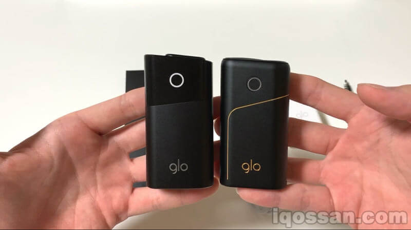 左侧为「glo series 2」,右侧为「glo pro」