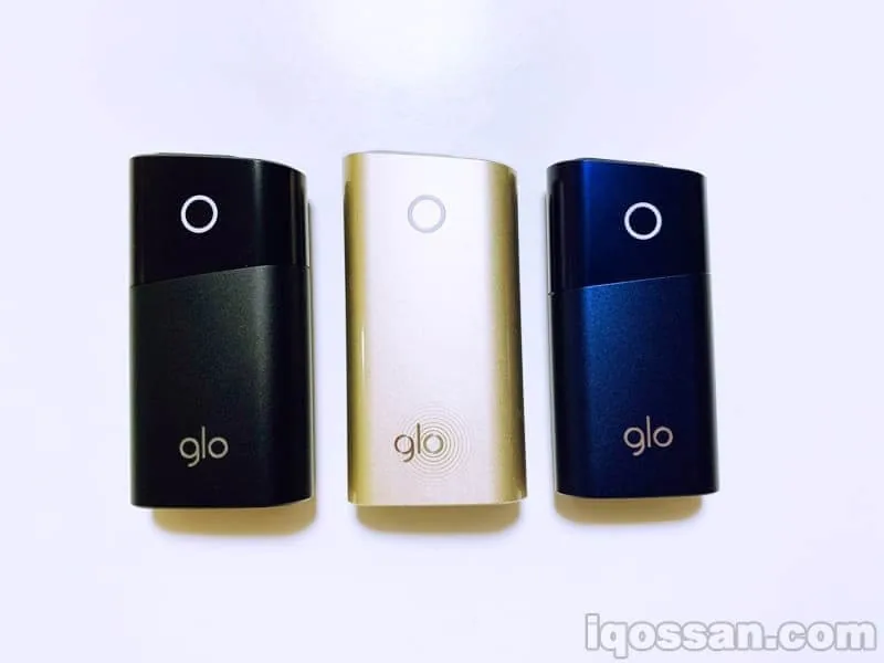 从左至右:新型号、旧型号和迷你glo