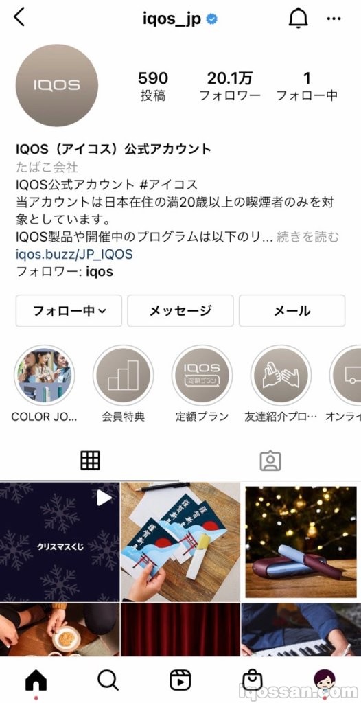 IQOS官方instagram账号