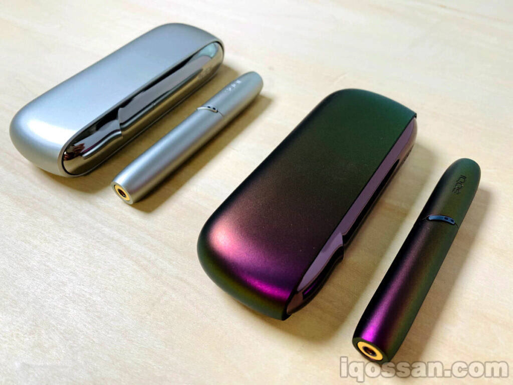 比较两款限定IQOS,可以清楚看出设计方向根本不同。