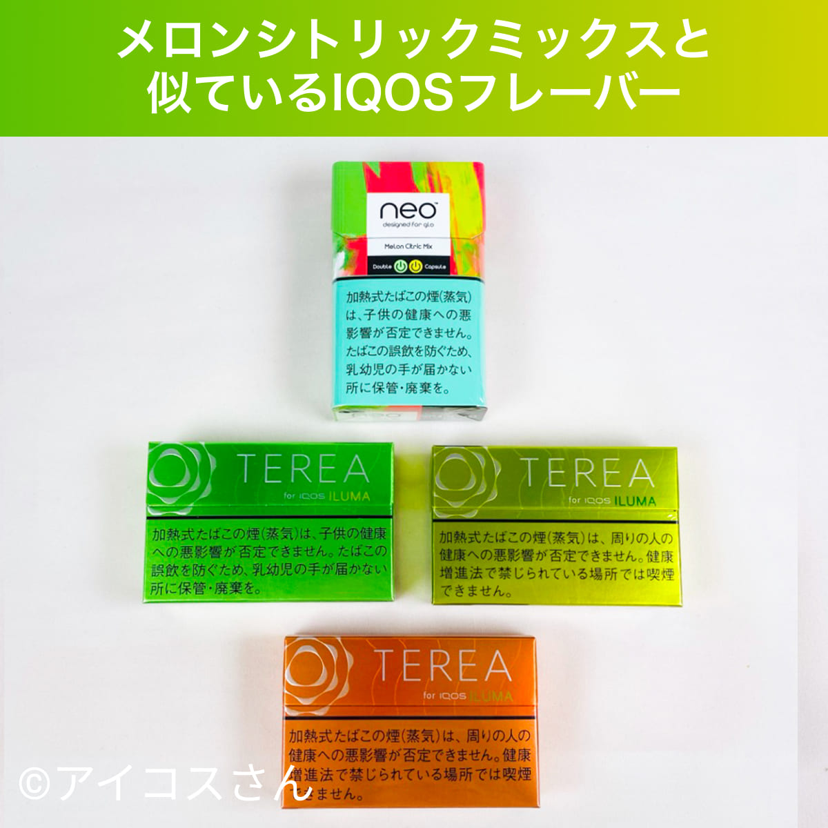 与Neo Melon Citric Mix相似的IQOS口味