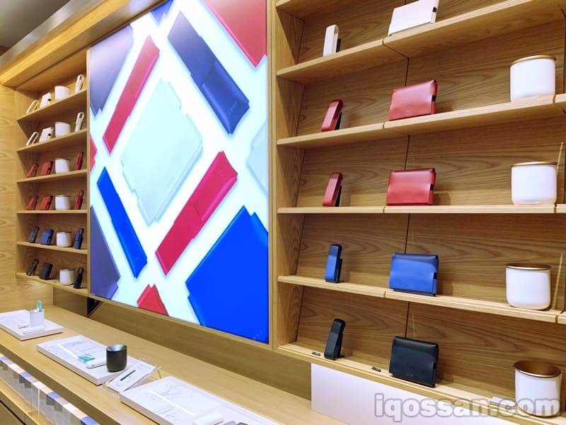 也展示IQOS保护套等