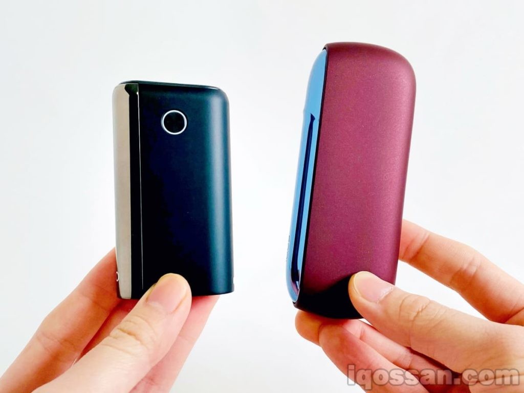 两者在设计定制性上都越来越丰富,但「Glow Hyper Plus」(图左)定价980日元,「IQOS3 Duo」(图右)定价9980日元,价格差异很大。