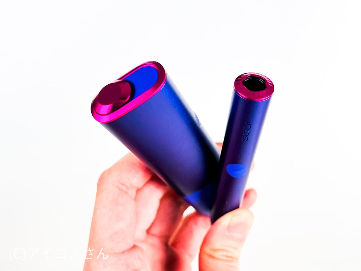 比较IQOS ILUMA/PRIME与IQOS ILUMA ONE的「霓虹款」