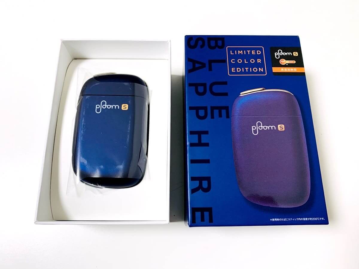 Ploom S:Sapphire Blue开封后