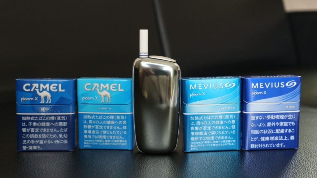 可在便利店购买的Ploom X常规口味4种图片
