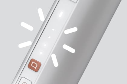 IQOS 2.4 PLUS的白色闪烁