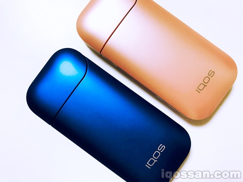 新型IQOS「蓝宝石蓝」与「玫瑰粉」的图片