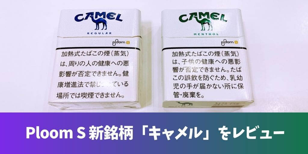 Ploom S新口味「CAMEL」评测！骆驼口味登陆Ploom S