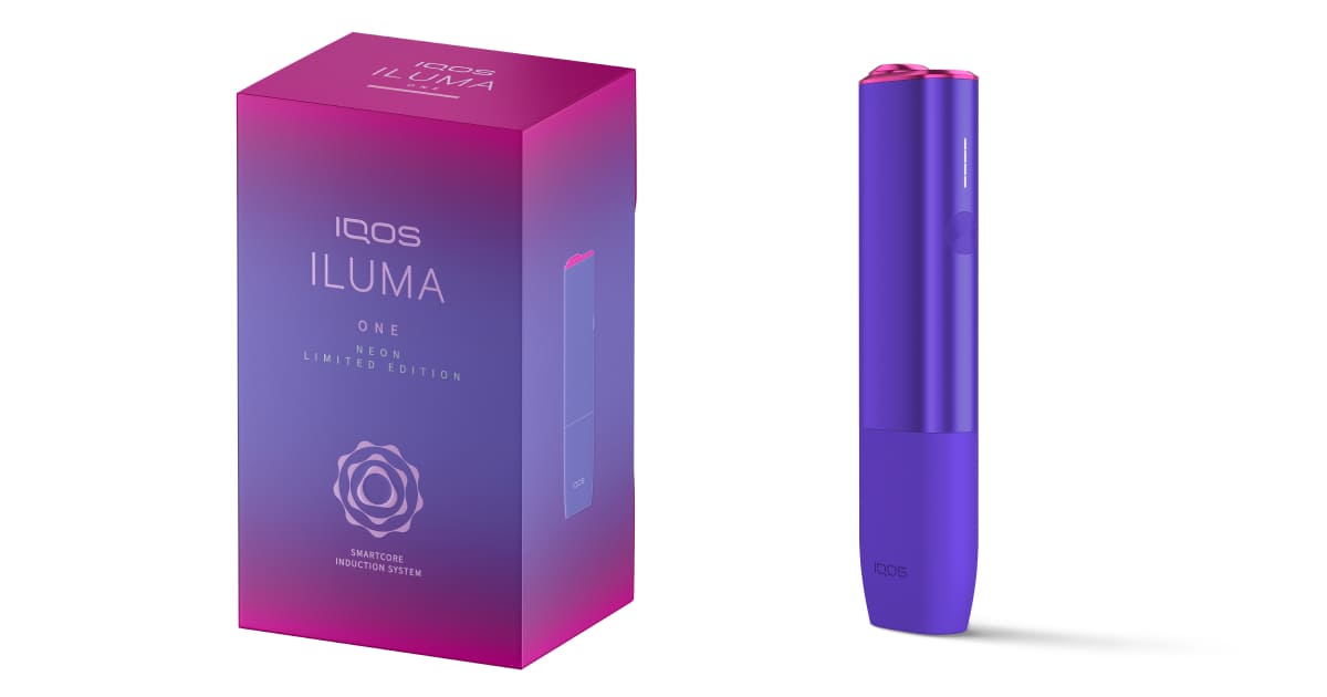 超人气系列!IQOS ILUMA ONE限定霓虹款3月6日发售!每台3980日元。