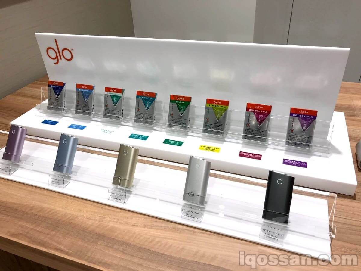 展示的glo各种型号