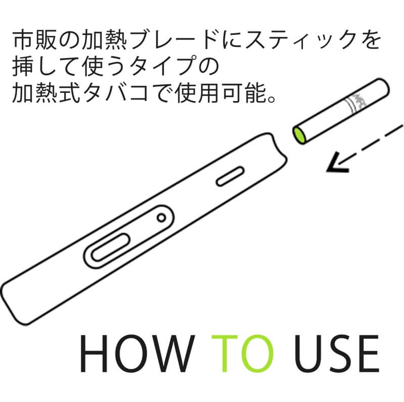 NICOLESS的使用方法|用于刀片式加热式烟草。也就是说,应该可用于IQOS、glo和Ploom S