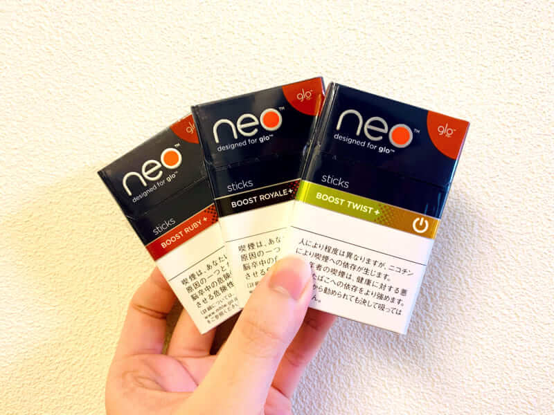 glo・neo的冰结香氛口味系列