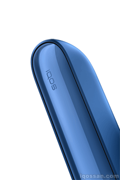 蓝色IQOS3侧面图片