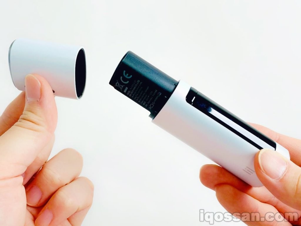 盖子可以轻松取下。lil HYBRID和IQOS 3 MULTI的形状真的很相似。简直像是MULTI加上显示屏就是lil HYBRID。