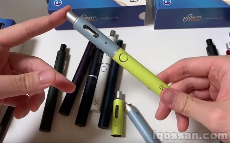 Ploom TECH+的黄色×水蓝色