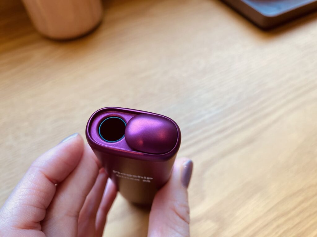 盖子打开状态