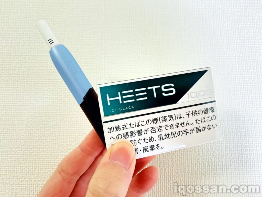 对HEETS ICY BLACK的口味进行评测和评价。