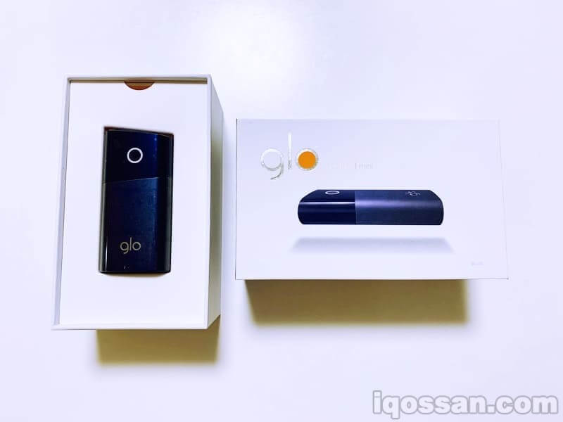 开箱glo mini蓝色