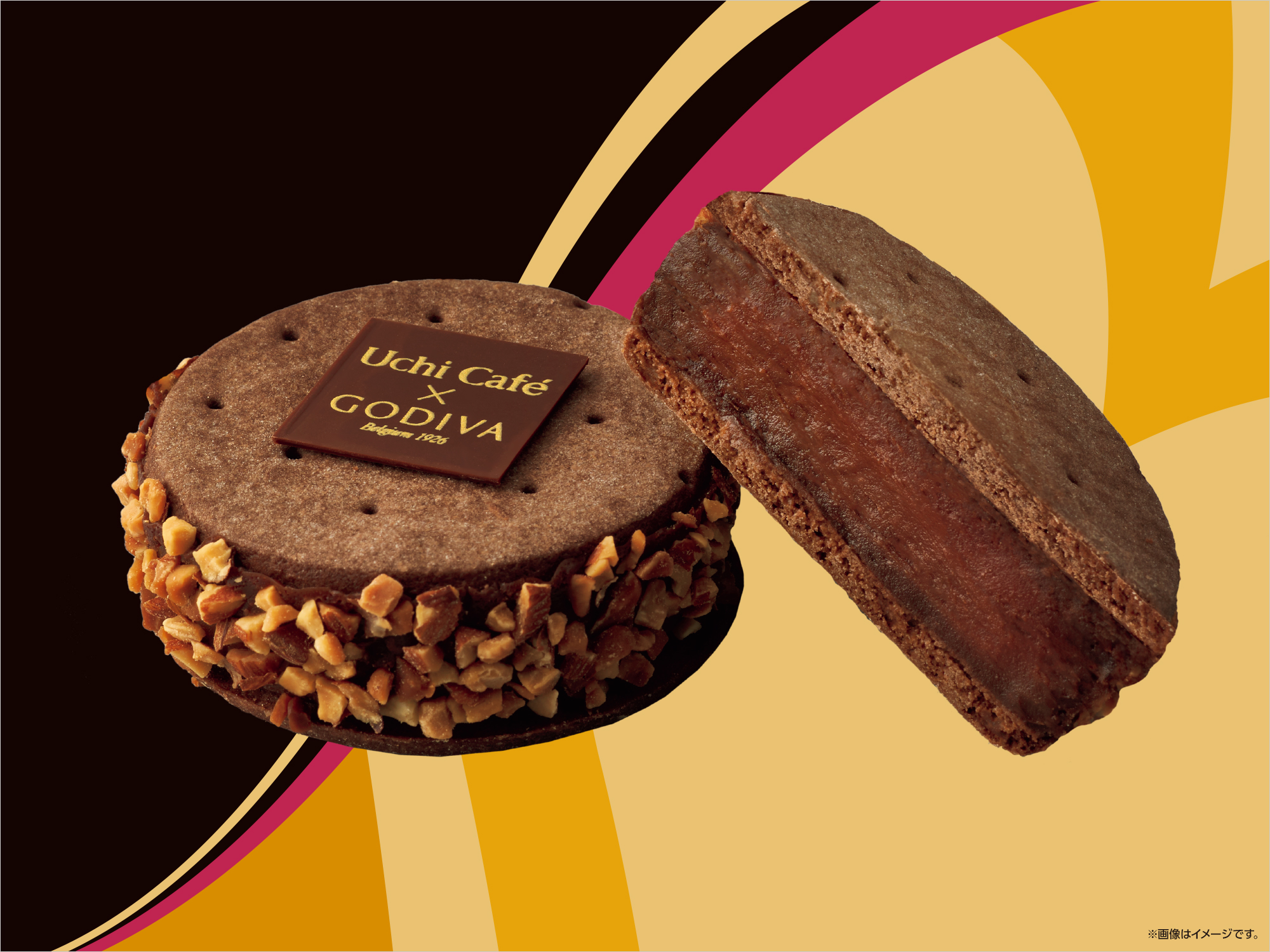 Uchi Café×GODIVA 巧克力特利奴夹心
