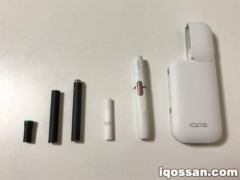 Ploom TECH拆解时与IQOS拆解时