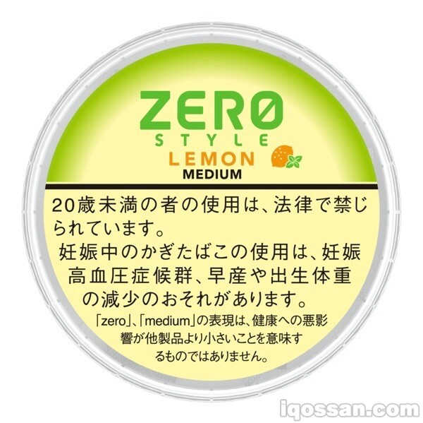 “ZERO STYLE SNUS·柠檬薄荷·中浓度”