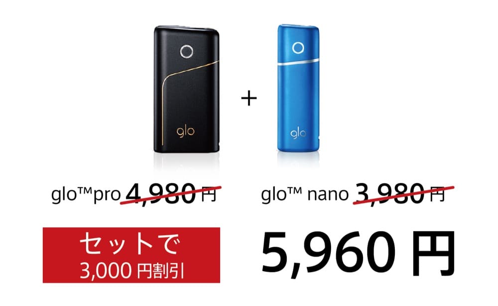 glo pro与glo nano套装