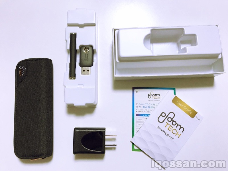 4000日元Ploom TECH的内容物。包含便携盒