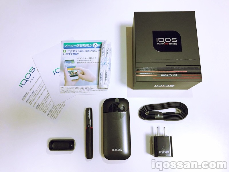 IQOS Motor Edition的内容物一览