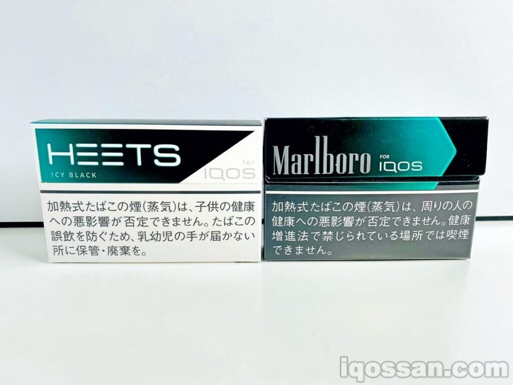 HEETS冰黑与万宝路黑薄荷