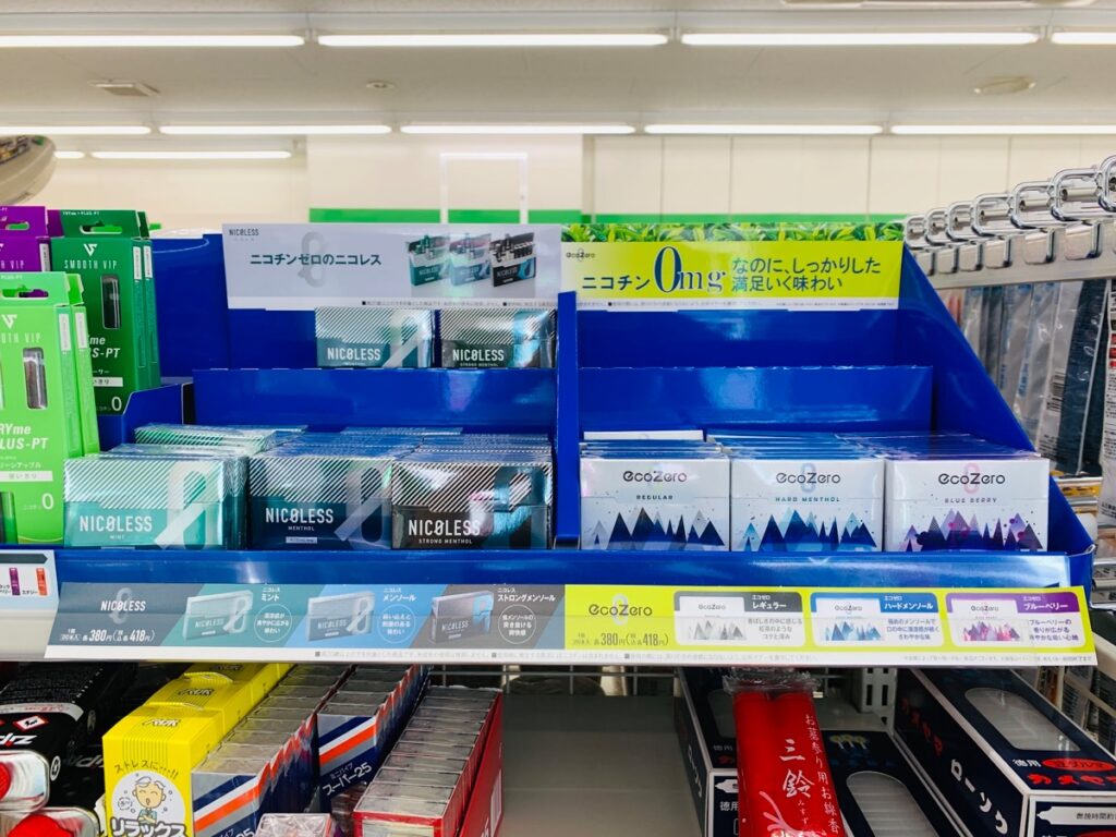 NICOLESS的便利店陈列