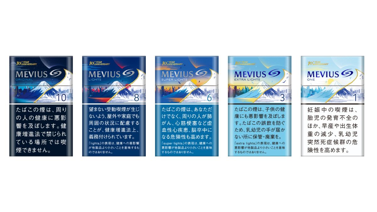 MEVIUS(梅比乌斯)10周年纪念限定包装概要