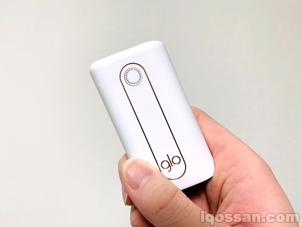 这是新型机型「glo hyper」的实机。图中为白色款。