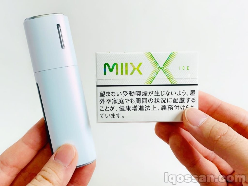 加热式烟草lil HYBRID和专用烟草MIIX的冰爽口味