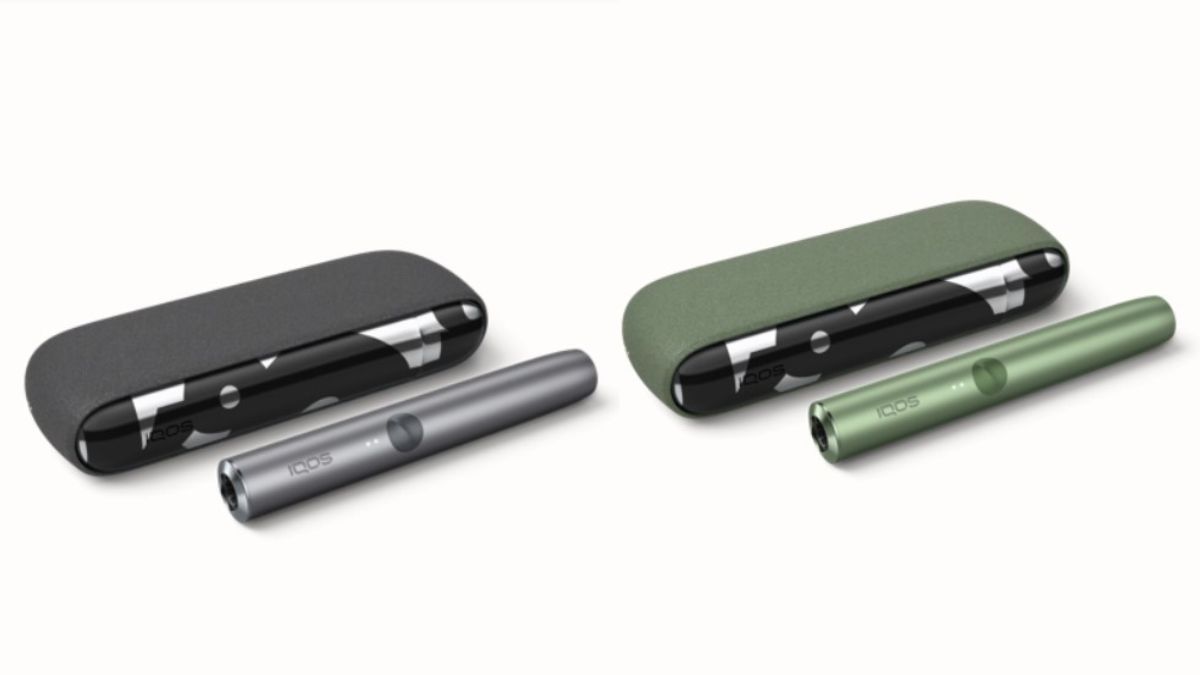 IQOS ILUMA首款限定配件Door Cover黑色的安装效果图
