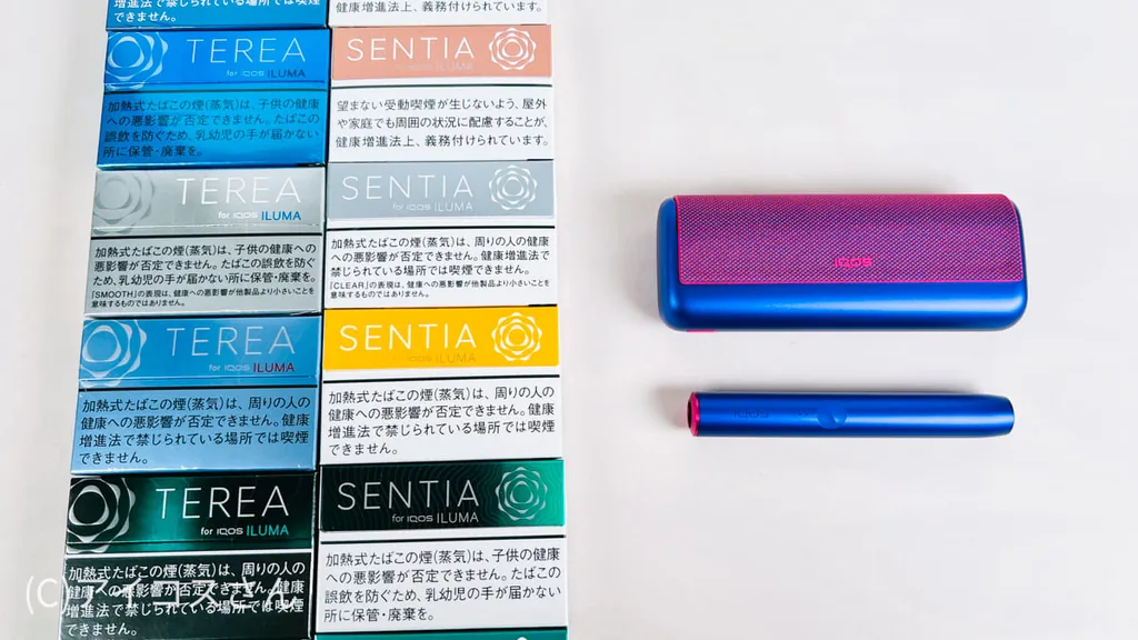 IQOS ILUMA Prime与TEREA及SENTIA的图片
