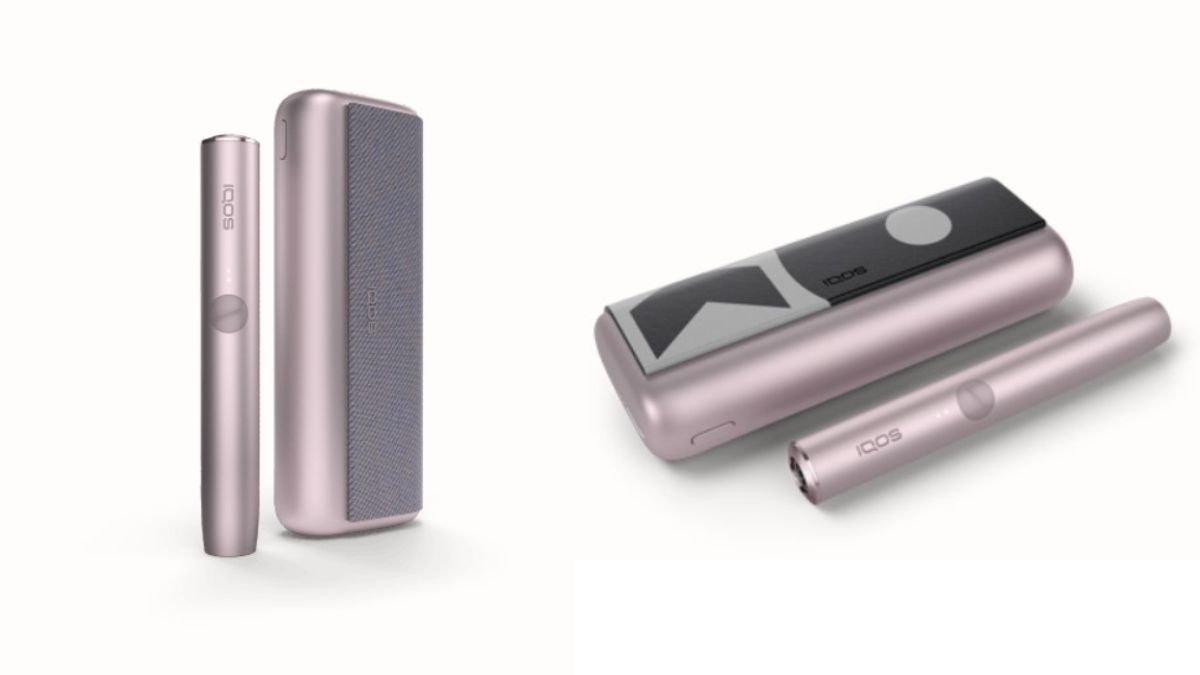 IQOS ILUMA Prime古铜灰与银色Wrap Cover的组合