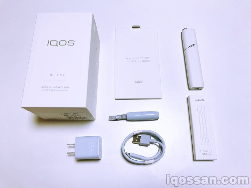 IQOS 3 MULTI内容物一览