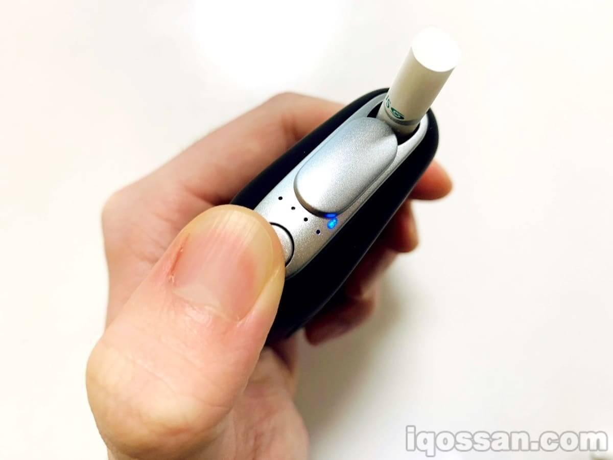 之后长按设备按钮3秒开始加热