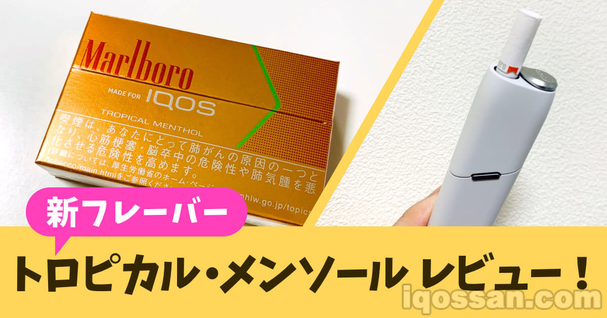 IQOS新口味“热带薄荷”先行评测！【加热烟弹体验】