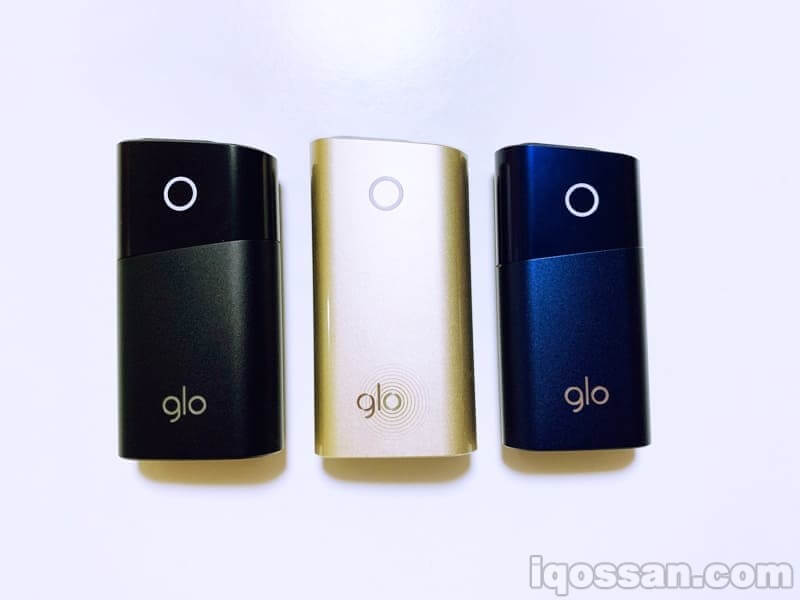 从左到右依次为系列2 glo、无印glo、mini glo