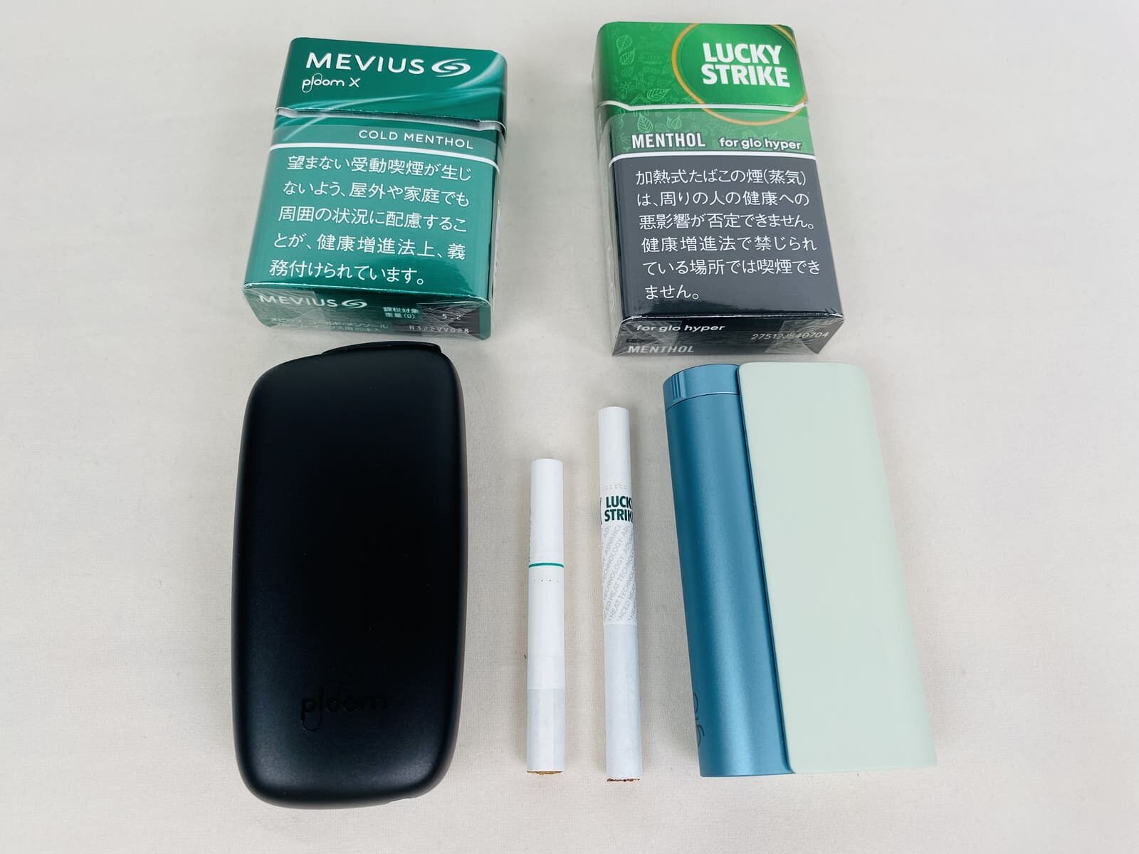 PloomX Advanced与glo Hyper X2的口味对比